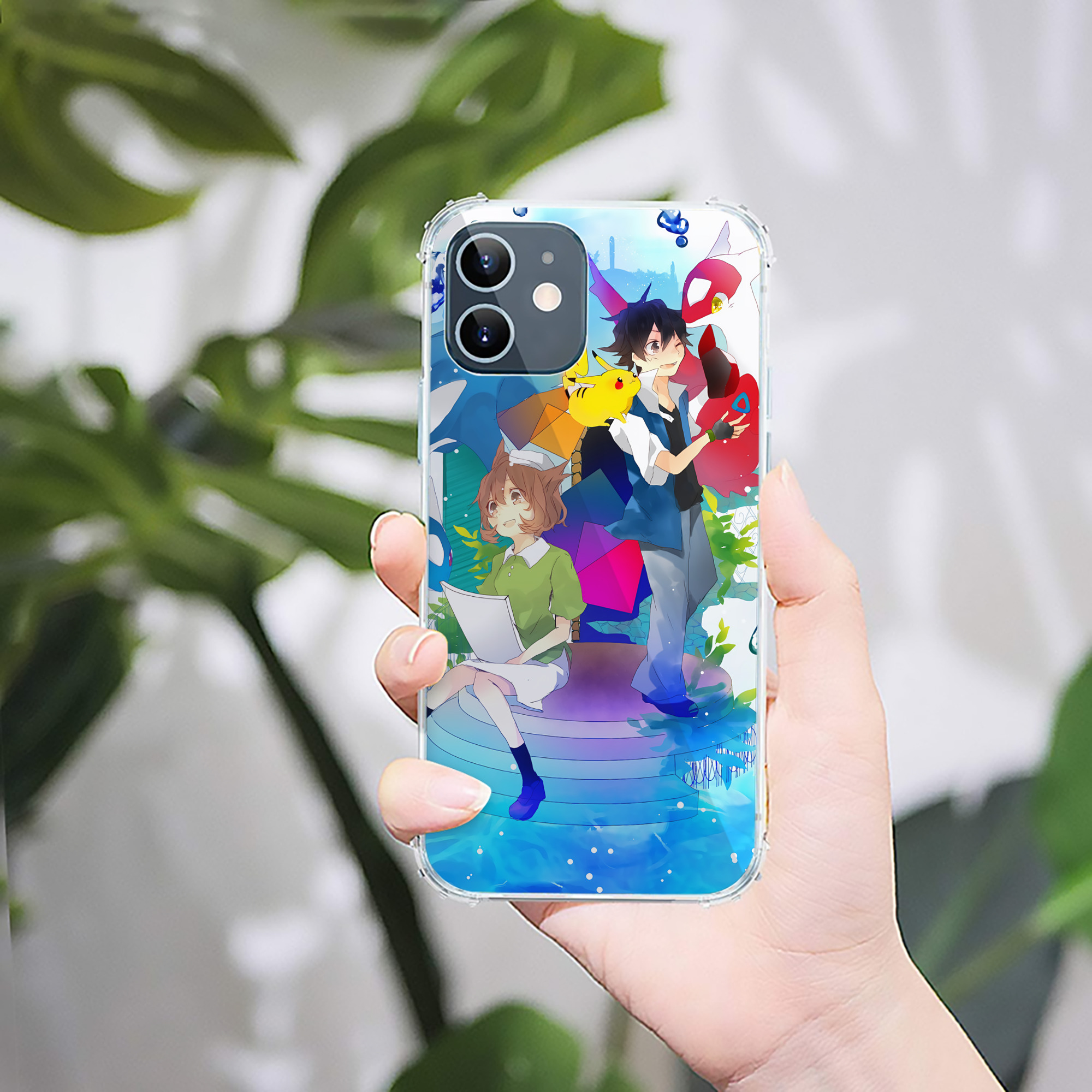 （画像用） ポケットモンスター Pokémon 【iPhone 12シリーズ対応】透明スマホケース（クリアソフトケース）